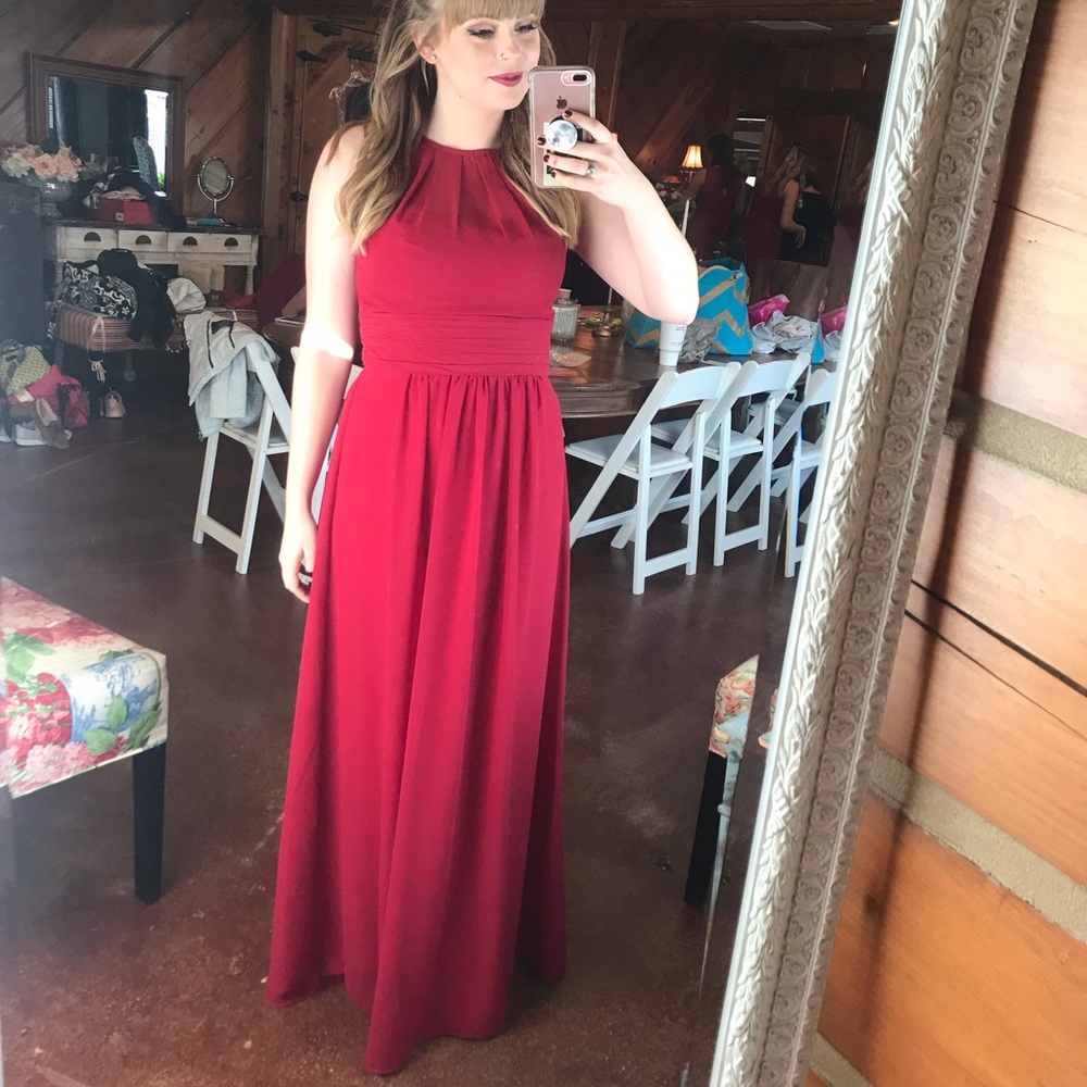 Crimson Formal Dress